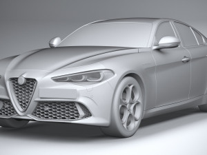 Alfa Romeo Giulia 2023 3D Model