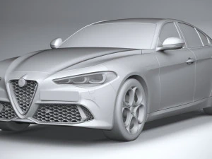 Alfa Romeo Giulia 2023 3D Model