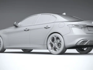Alfa Romeo Giulia 2023 3D Model