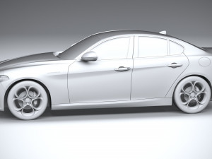 Alfa Romeo Giulia 2023 3D Model