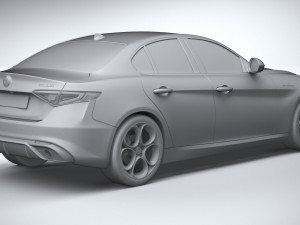 Alfa Romeo Giulia 2023 3D Model