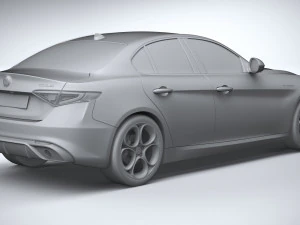 Alfa Romeo Giulia 2023 3D Model