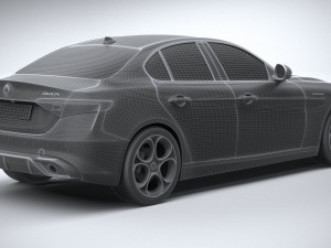 Alfa Romeo Giulia 2023 3D Model