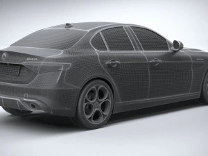 Alfa Romeo Giulia 2023 3D Model