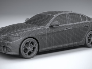 Alfa Romeo Giulia 2023 3D Model