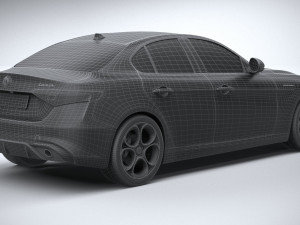 Alfa Romeo Giulia 2023 3D Model