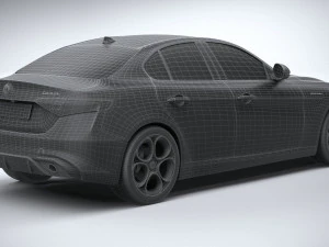 Alfa Romeo Giulia 2023 3D Model