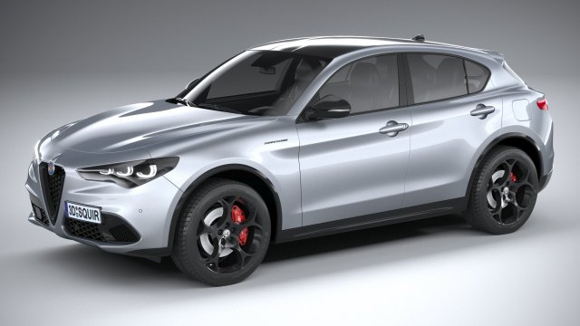 Alfa Romeo Stelvio 2023 3D Модель In Внедорожник 3DExport