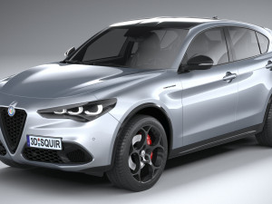 Alfa Romeo Stelvio 2023 3D 模型