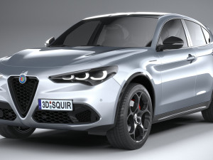 Alfa Romeo Stelvio 2023 3D 模型
