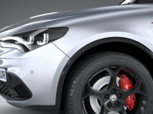 Alfa Romeo Stelvio 2023 3D 模型