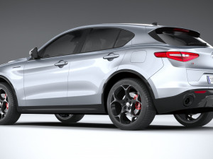Alfa Romeo Stelvio 2023 3D 模型