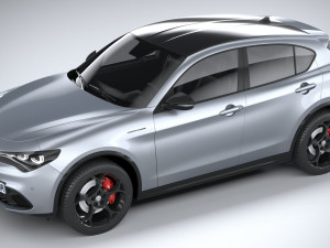 Alfa Romeo Stelvio 2023 3D 模型
