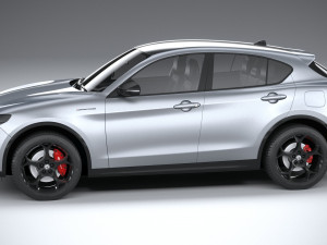 Alfa Romeo Stelvio 2023 3D 模型