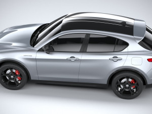 Alfa Romeo Stelvio 2023 3D 模型