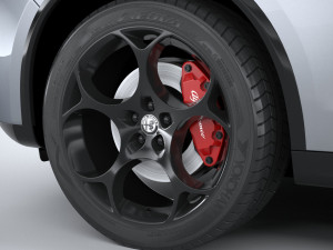 Alfa Romeo Stelvio 2023 3D 模型