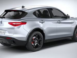 Alfa Romeo Stelvio 2023 3D 模型