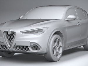 Alfa Romeo Stelvio 2023 3D 模型