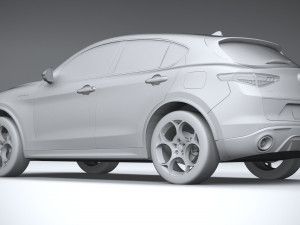Alfa Romeo Stelvio 2023 3D 模型