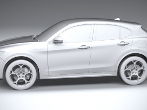Alfa Romeo Stelvio 2023 3D 模型