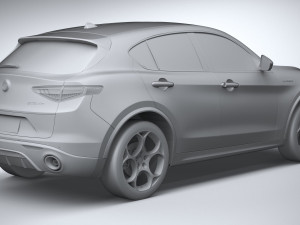 Alfa Romeo Stelvio 2023 3D 模型