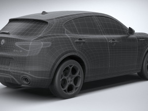 Alfa Romeo Stelvio 2023 3D 模型