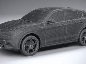 Alfa Romeo Stelvio 2023 3D 模型