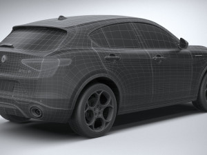 Alfa Romeo Stelvio 2023 3D 模型