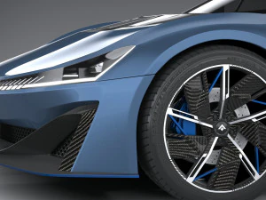 GAC AION Hyper SSR 2024 3D Model