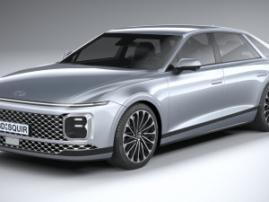 Hyundai Grandeur 2023 Modello 3D