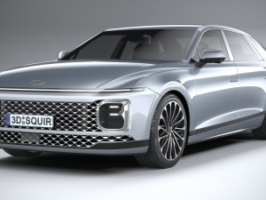 Hyundai Grandeur 2023 Modello 3D