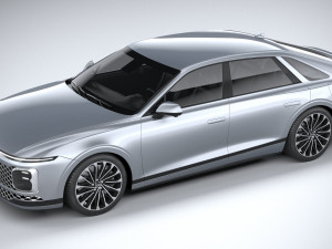 Hyundai Grandeur 2023 Modello 3D