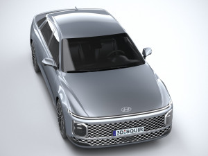 Hyundai Grandeur 2023 Modello 3D