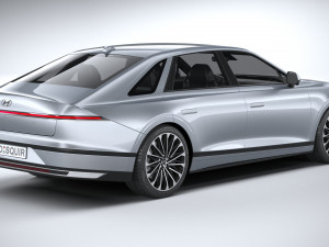 Hyundai Grandeur 2023 Modello 3D