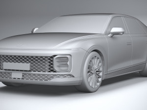 Hyundai Grandeur 2023 Modello 3D