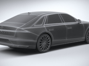 Hyundai Grandeur 2023 Modello 3D