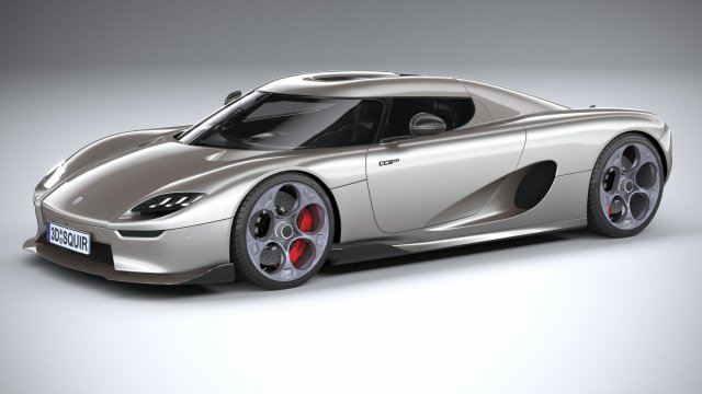 Koenigsegg CC850 2023 LowPoly Modelo 3D .c4d .max .obj .3ds .fbx .stl .blend 