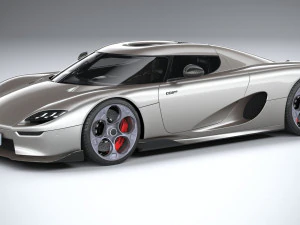 Koenigsegg CC850 2023 LowPoly 3D Modell