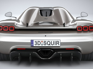Koenigsegg CC850 2023 LowPoly Modelo 3D
