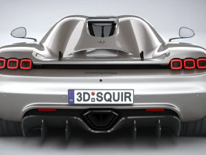 Koenigsegg CC850 2023 LowPoly 3D Model
