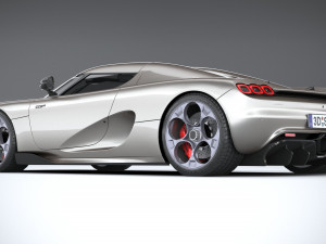 Koenigsegg CC850 2023 LowPoly Modelo 3D