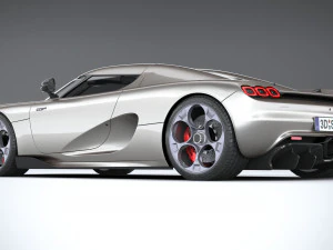 Koenigsegg CC850 2023 LowPoly 3D Model