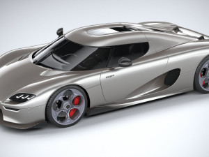 Koenigsegg CC850 2023 LowPoly Modelo 3D