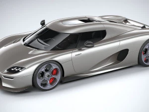 Koenigsegg CC850 2023 LowPoly 3D Model