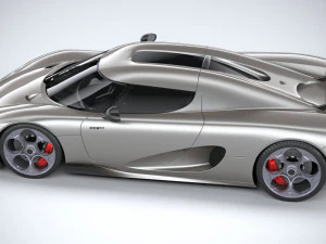 Koenigsegg CC850 2023 LowPoly 3D Model
