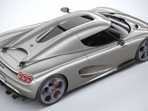 Koenigsegg CC850 2023 LowPoly 3D Model