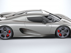 Koenigsegg CC850 2023 LowPoly Modelo 3D