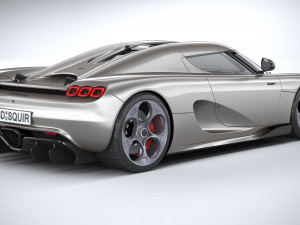 Koenigsegg CC850 2023 LowPoly Modelo 3D
