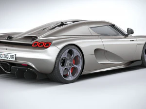 Koenigsegg CC850 2023 LowPoly 3D Model