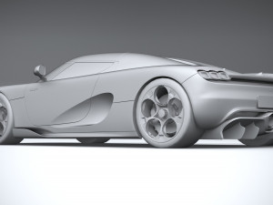 Koenigsegg CC850 2023 LowPoly Modelo 3D